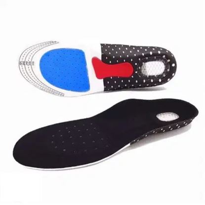 Picture of Medical Silicone Gel Insole Shoe Inserts Full Length Shoes Pad Metatarsal Pad Foot Care Bone Spurs Achille Plantar Fasciitis Pad