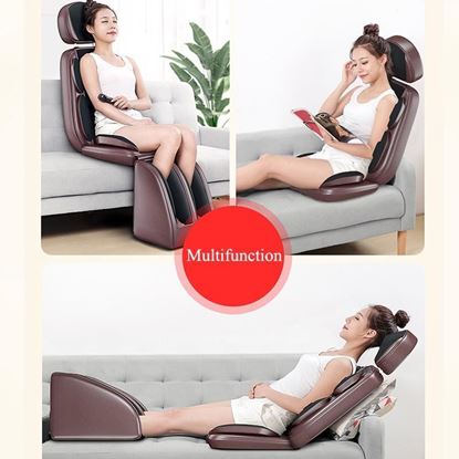 Picture of The integrated massage chair works on the neck, back, vertebrae, foot and leg