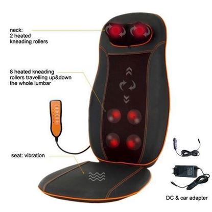 Picture of Shiatsu Massage Seat Cushion for Full Back and Neck with Heat Function